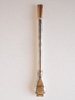 Traditional Alpaca Silver Bombilla 18K gold Tip