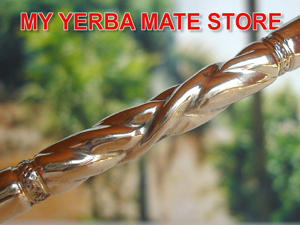 Yerba Mate Super Sale! 2 Alpaca Silver Gourds, 2 Bombillas + 2 Yerbas Bags